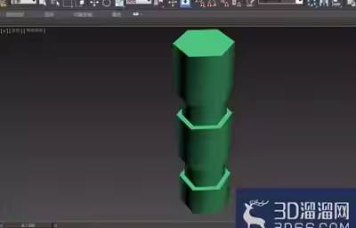 3DMAX怎么建模六棱柱子模型？