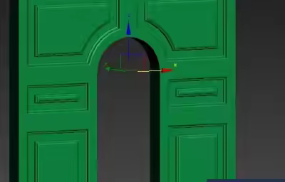 3DMAX如何建模欧式拱门？
