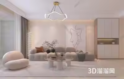 简约现代起居室如何选购灯具？