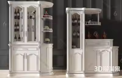 隔断酒柜模型要怎么设计？