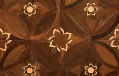 深色木材拼花都有哪些设计？