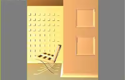 vray制作线框贴图效果方法