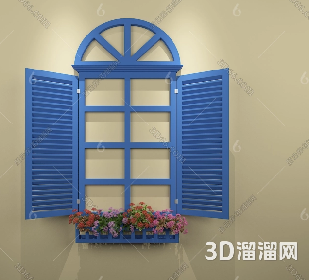 地中海窗户木材贴图：让你的家居设计更具风情