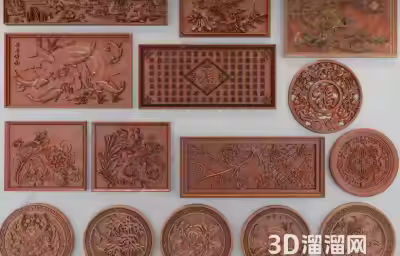 ​雕花木材贴图：增添家居精美细节的完美选择