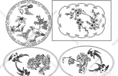 如何在CAD中使用雕花填充图案？