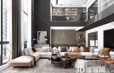 空中花园：别墅挑空客厅设计灵感与创意