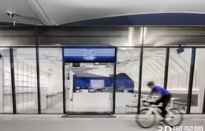 蓝与白空间的极致碰撞—Kaizen Skylane品牌咖啡厅设计案例