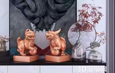 瑞兽翩跹，招财摆件设计灵感汇聚财富与吉祥