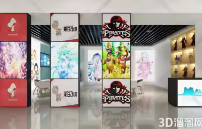 如何探索未来的3D动漫展厅效果图设计？