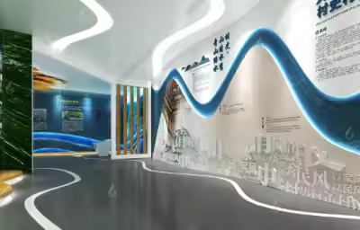 3D文化展厅效果图：让艺术与文化跃然眼前！