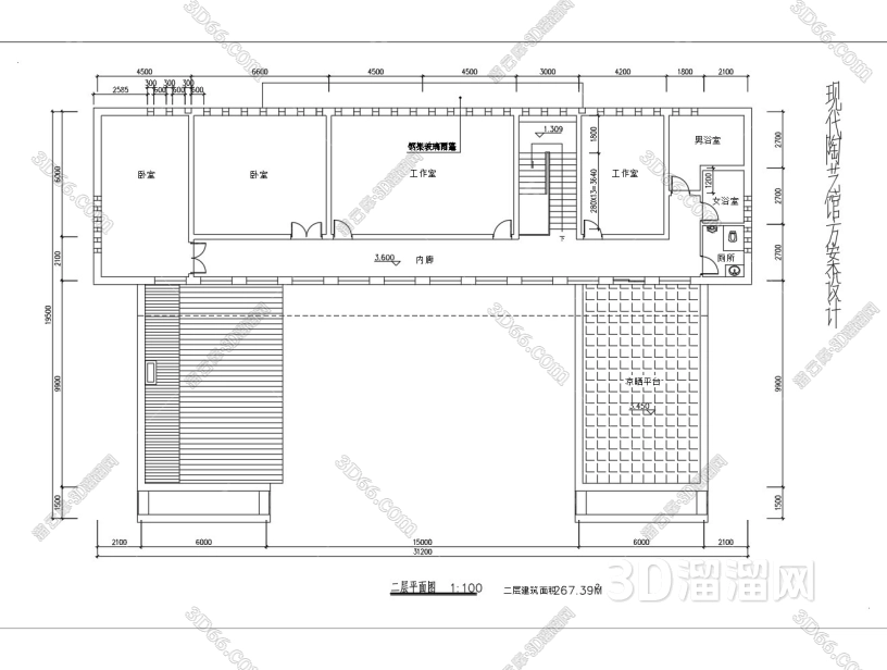 陶艺馆建筑图纸设计
