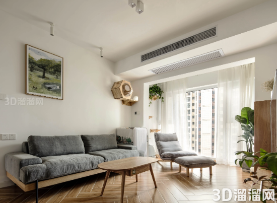 如何设计与猫共处的家居空间？武汉84㎡日系小屋设计案例