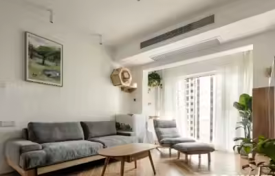 如何设计与猫共处的家居空间？武汉84㎡日系小屋设计案例