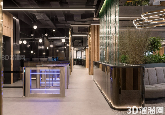 暗调奢华酒店风,打造高效舒适的工作氛围:科技公司办公室设计案例 暗调奢华酒店风,打造高效舒适的工作氛围:科技公司办公室设计案例
