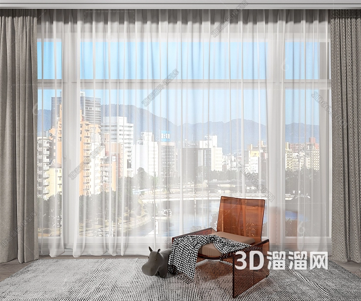 客厅怎么利用窗帘提高亮度？
