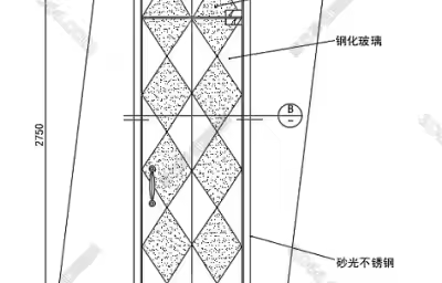 钢化玻璃节点大样设计要点