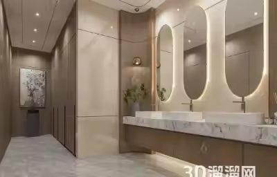 商场拐角处厕所怎么设计？