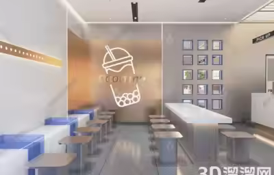 奶茶店怎么设计灯具？