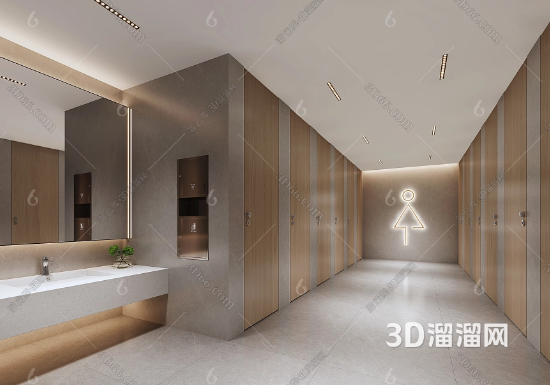 商场二楼卫生间怎么设计？