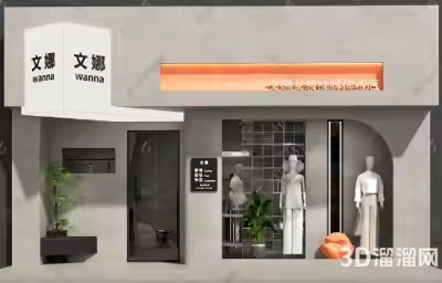 商场服装店怎么设计门头？