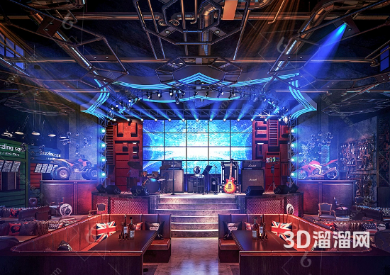 舞厅灯具怎么设计？-3d溜溜网