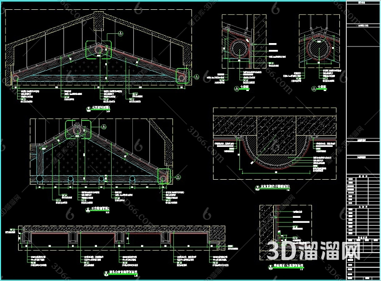 屋顶彩钢瓦如何施工图？