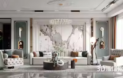 客厅水晶吊灯怎么设计？