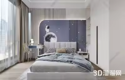 北欧现代男孩卧室怎么设计？