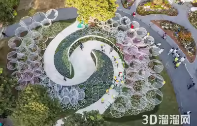 ​城市园林与现代建筑的巧妙融合