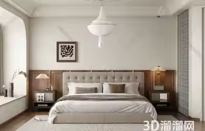床头两个吊灯怎么设计？