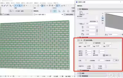 CAD怎么排砖？ArchiCAD排砖的三种方式