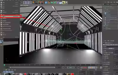 C4D利用预设快速渲染出大片场景？