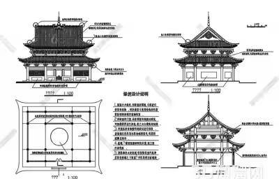 ​古建筑图与现代建筑图有什么差异？
