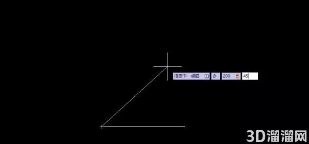 CAD画指定长度和角度直线的方法 CAD画指定长度和角度直线的方法
