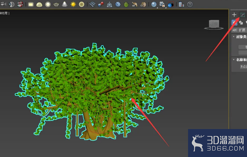 3Dmax怎么删除树枝模型? 3Dmax怎么删除树枝模型?