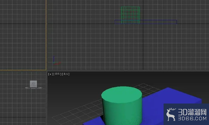 3dmax怎么用布尔挖洞？