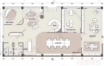 办公室平面图怎么画？