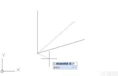 CAD旋转角度参照使用技巧