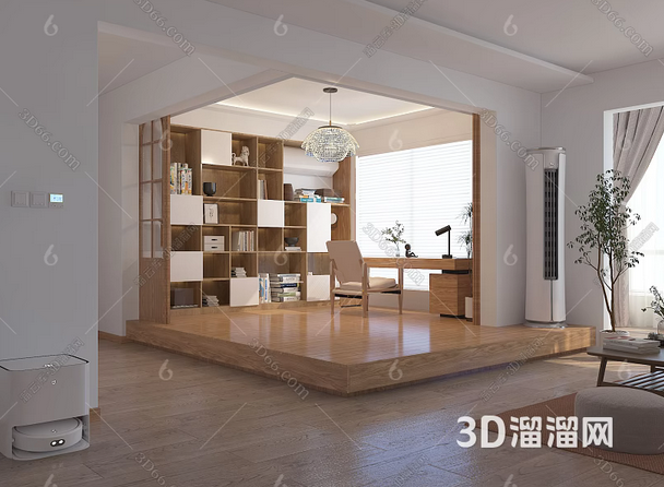 开放式书房的装修要点 开放式书房的装修要点