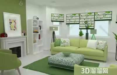 绿灰色装修的搭配知识