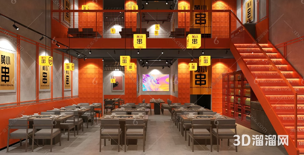 高颜值火锅店怎么设计?-3d溜溜网