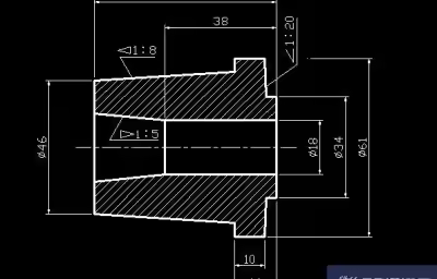 AutoCAD绘制机械零件的方法步骤