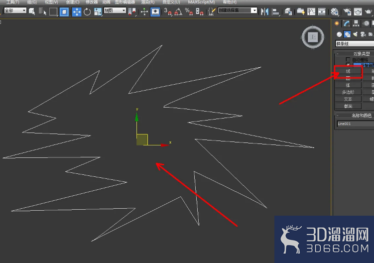 3Dmax附加样条线教程