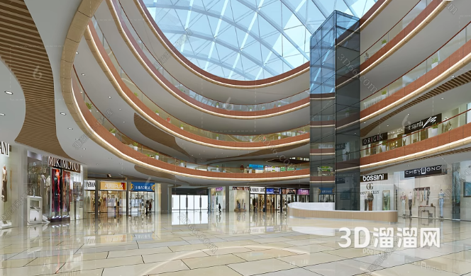 商场设计需要注意什么？-3d溜溜网