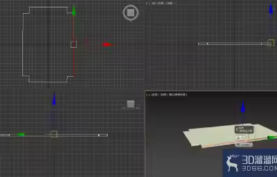 3dsMax怎样样条线的矩形？