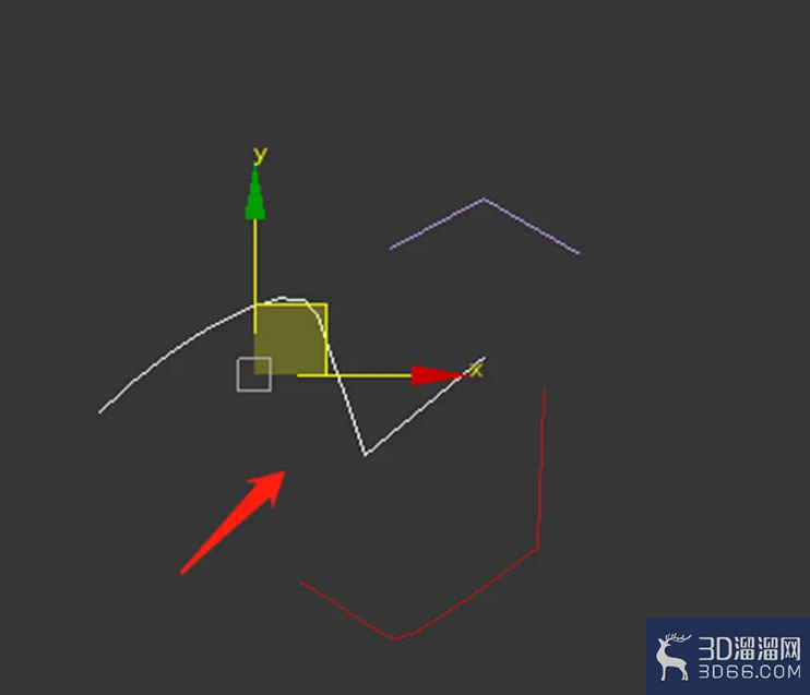 3dmax怎么附加样条线？