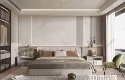 半圆飘窗卧室怎么设计?