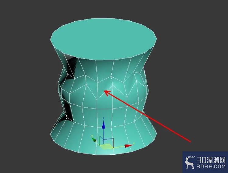 3Dmax怎么快速选中模型上整一圈的线？