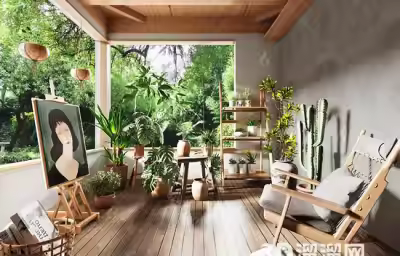 自然森系地中海 温柔暖色混搭舒适家