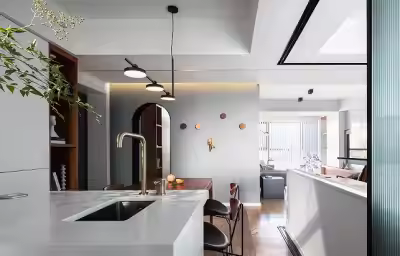 打造光影邂逅，塑造空间形态：金陵湾130㎡住宅设计案例